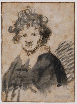 Autorretrato 16289 Rembrandt Pinturas al óleo